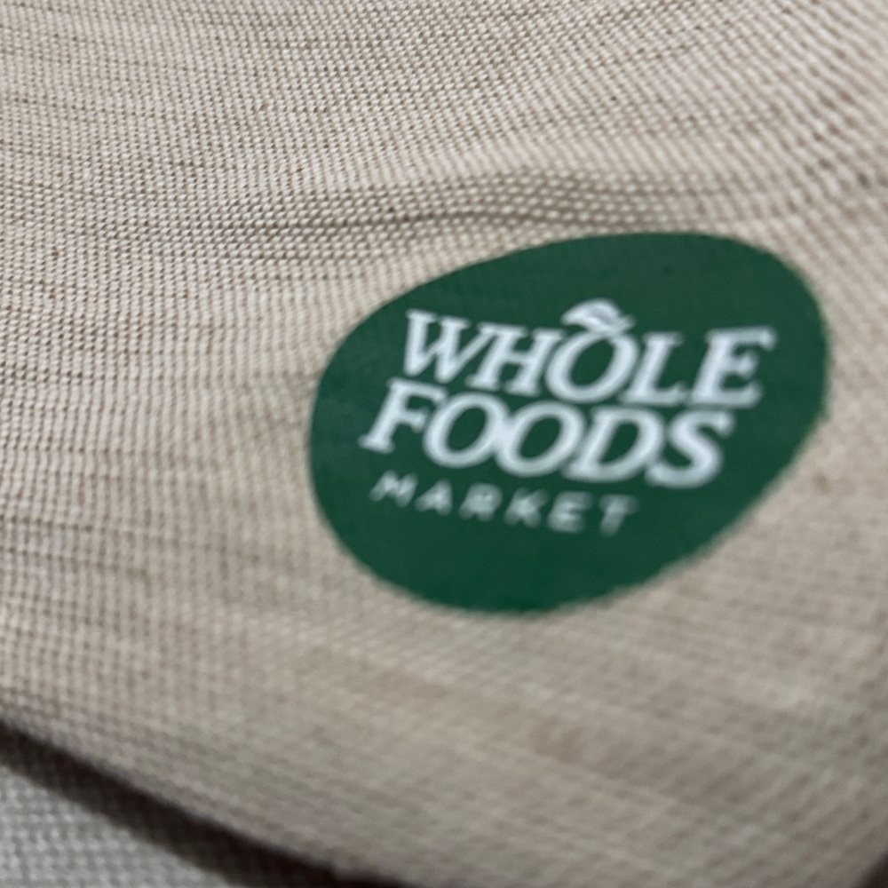 Whole Foods Canvas Mini Shoppers Tote-Unused Condition-Ecru Color - Picture 2 of 8